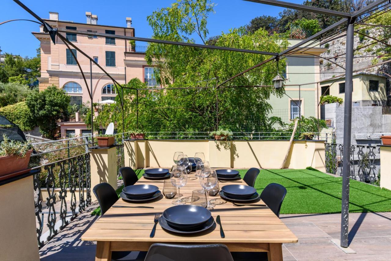 Esclusivo 130 Mq + Terrazzo Via San Vincenzo Apartment Genoa Ngoại thất bức ảnh
