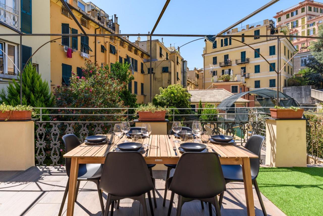 Esclusivo 130 Mq + Terrazzo Via San Vincenzo Apartment Genoa Ngoại thất bức ảnh